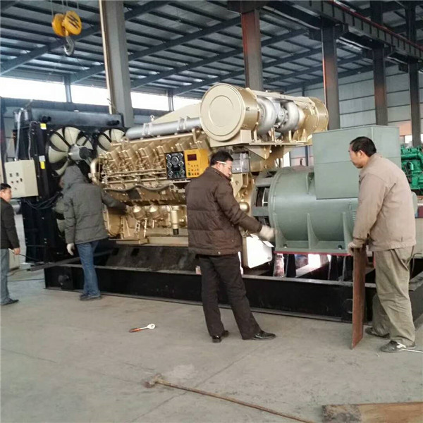 陜西客戶定購的1200KW柴油發電機組，現以調試好，準備發貨